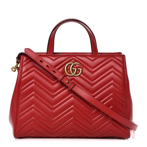 gucci marmont medium red